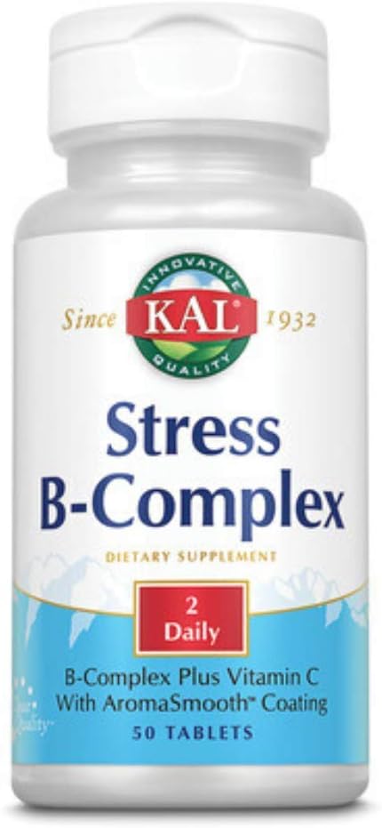 Stress Relief with KAL B Complex Vitamins - 50 Count