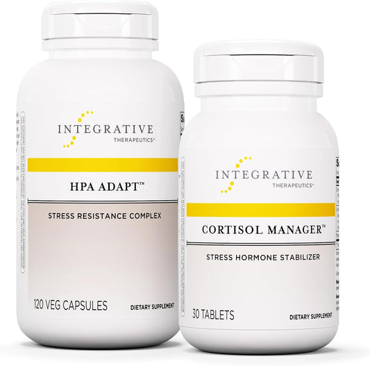 Stress Support Bundle: Cortisol Manager & HPA Adapt Supplements for Healthy Stress Response