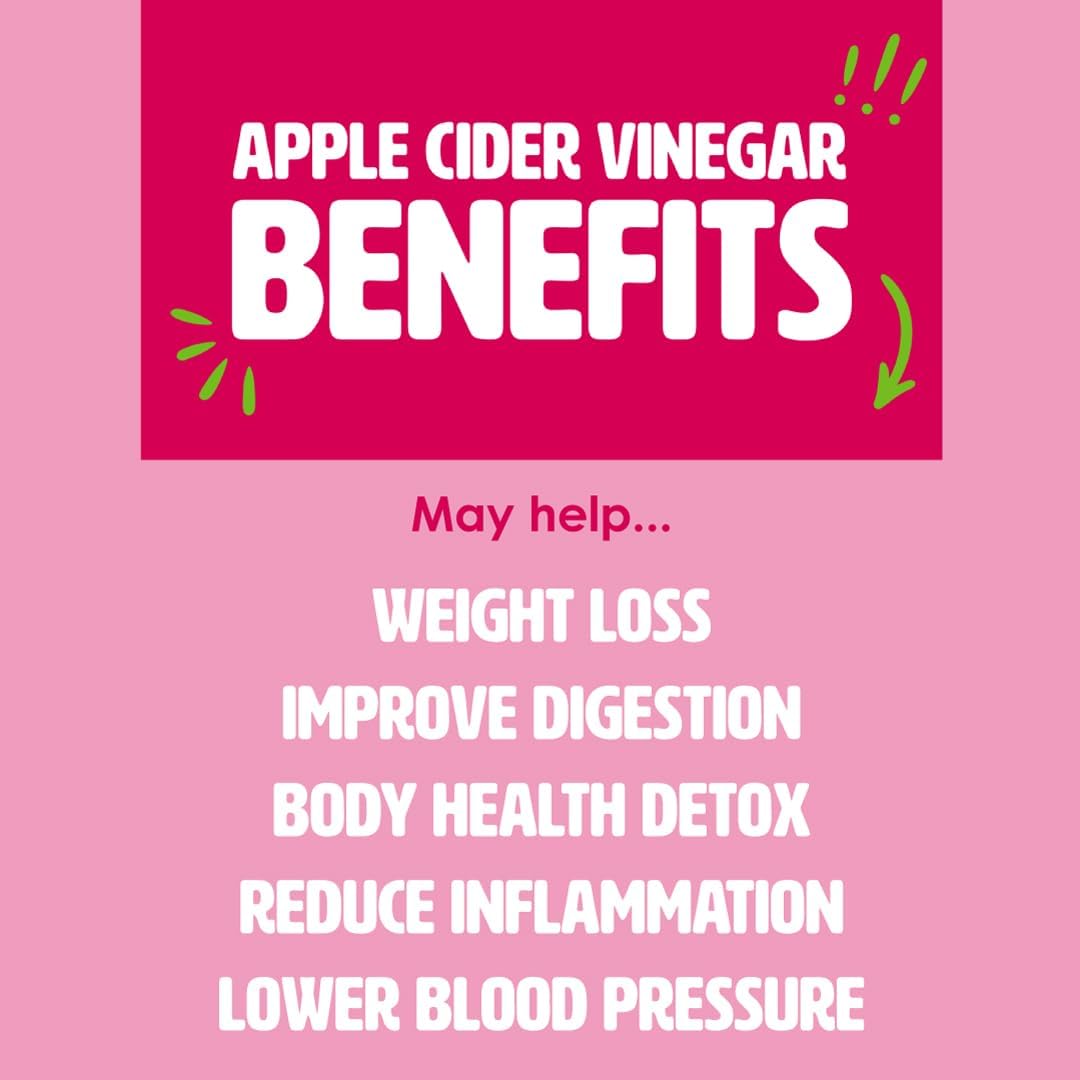 Sugar-Free Apple Cider Vinegar Gummies with The Mother - 90 Day Supply, 600mg Vegan Gummies for Digestion, Keto-Friendly, Non-GMO, Gluten-Free - BoostGo Australia