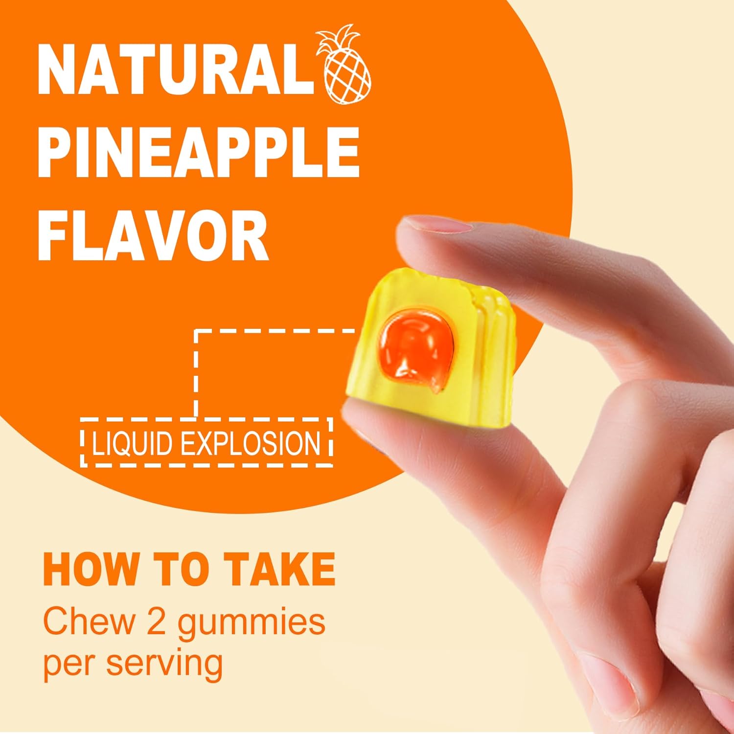 Sugar Free Calcium Magnesium + Turmeric Curcumin Gummies for Bone, Nerve, Muscle, and Joint Health