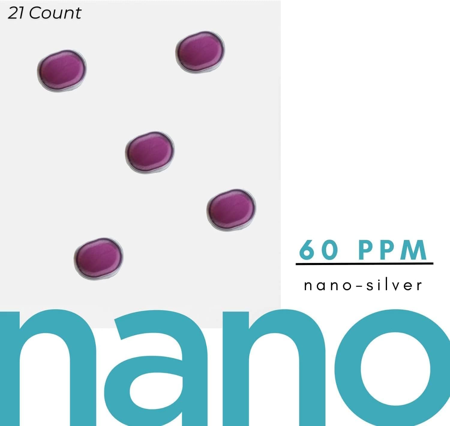 Sugar-Free Colloidal Silver Lozenges with Elderberry and Zinc for Immune Support and Throat Comfort - 21 Count