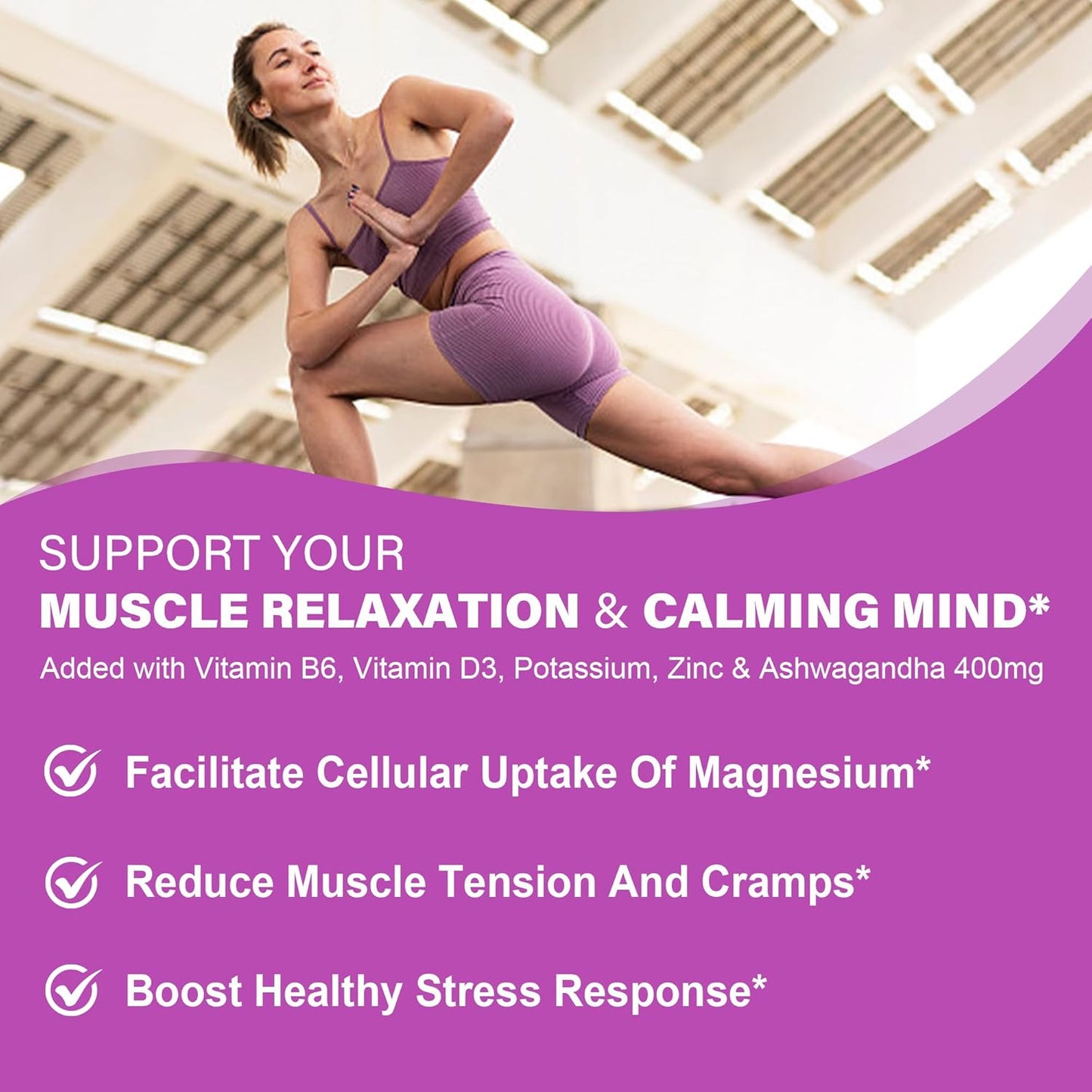 Sugar Free CoQ10-250mg and Magnesium Gummies Combo for Adults, 60 Count Pack