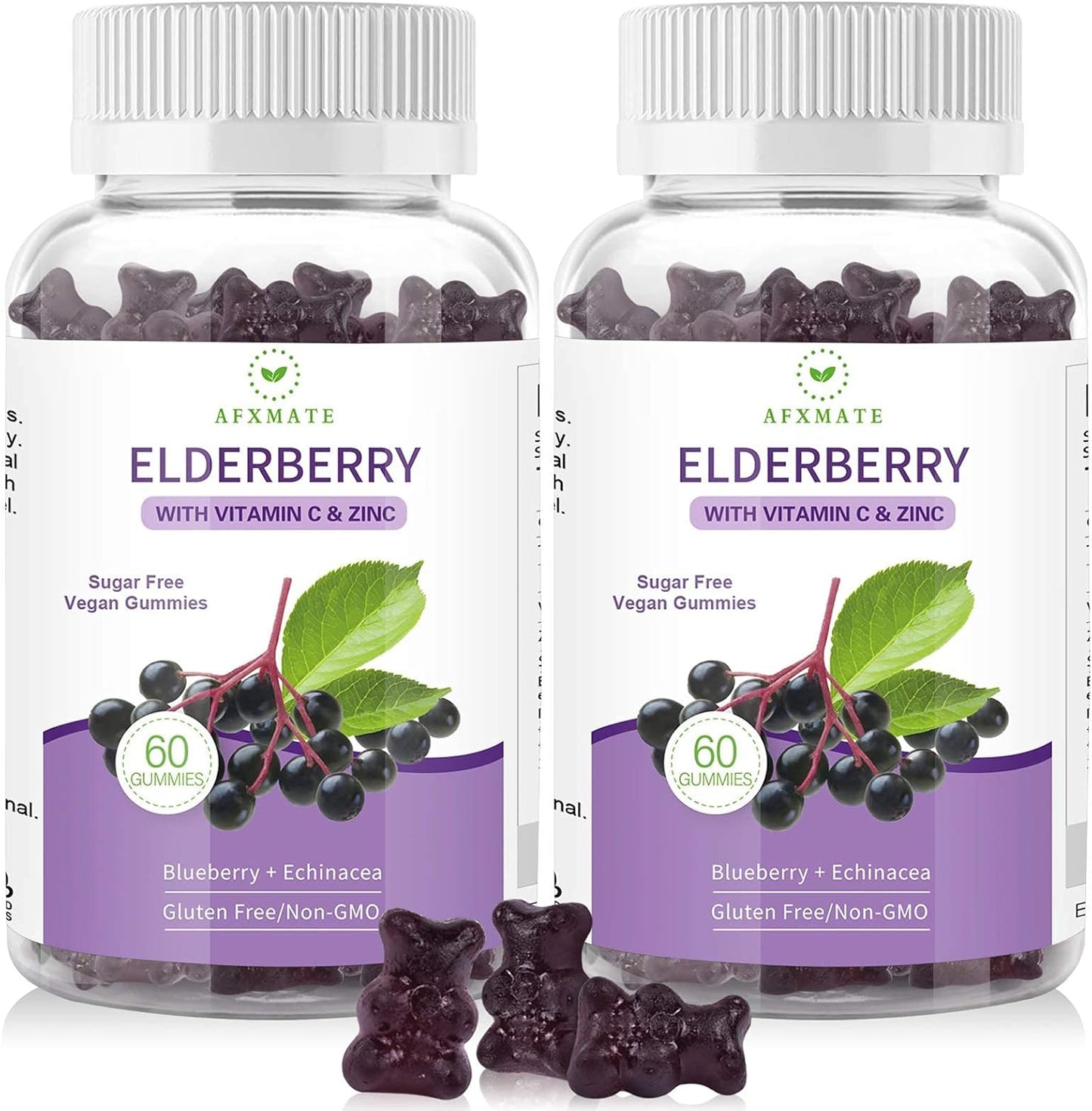 Sugar Free Elderberry Gummies by AFXMATE - Immune Support Supplement - BoostGo Australia