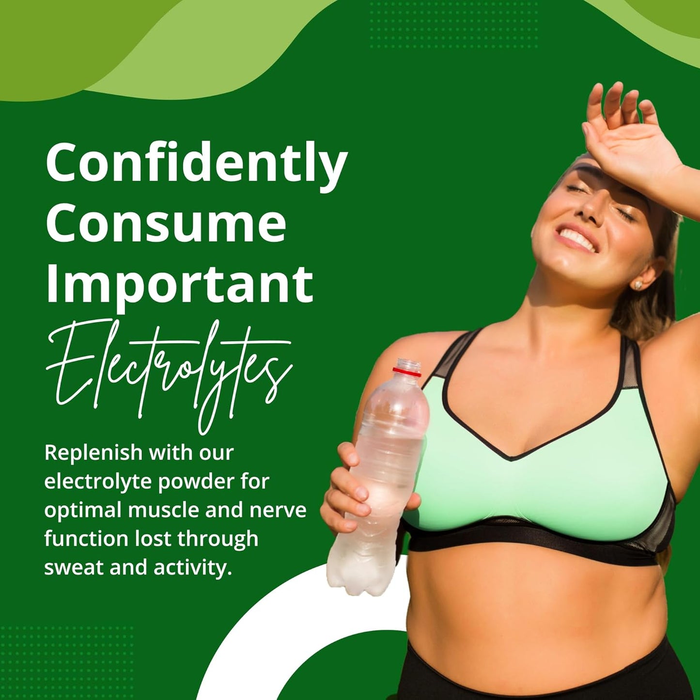 Sugar-Free Electrolyte Powder Mix for Hydration | Low FODMAP & Keto-Friendly Lemon Lime Drink Mix | Non-GMO & Gluten-Free Dehydration Relief - 30 Servings