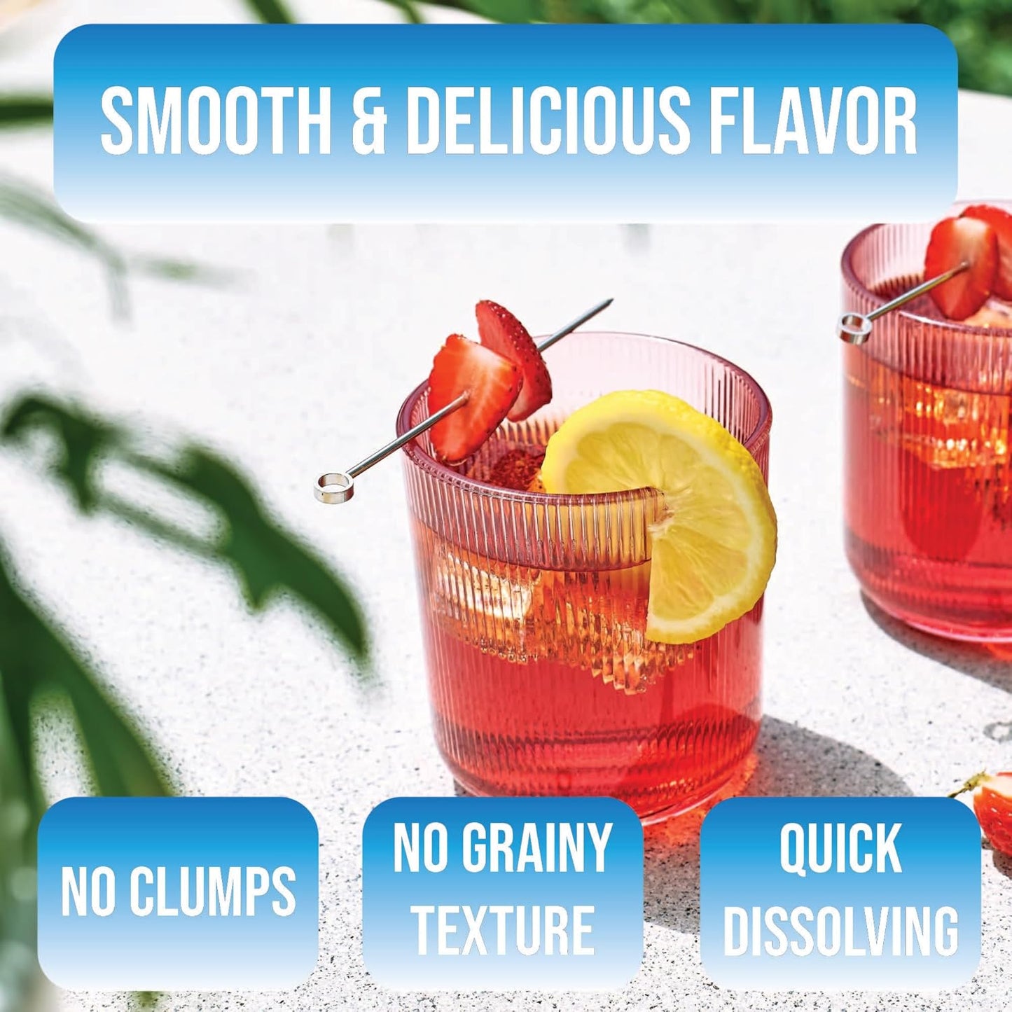 Sugar-Free Electrolyte Powder with Natural Ingredients - Strawberry Lemonade Flavor - 40 Servings - The Good Intentions Club