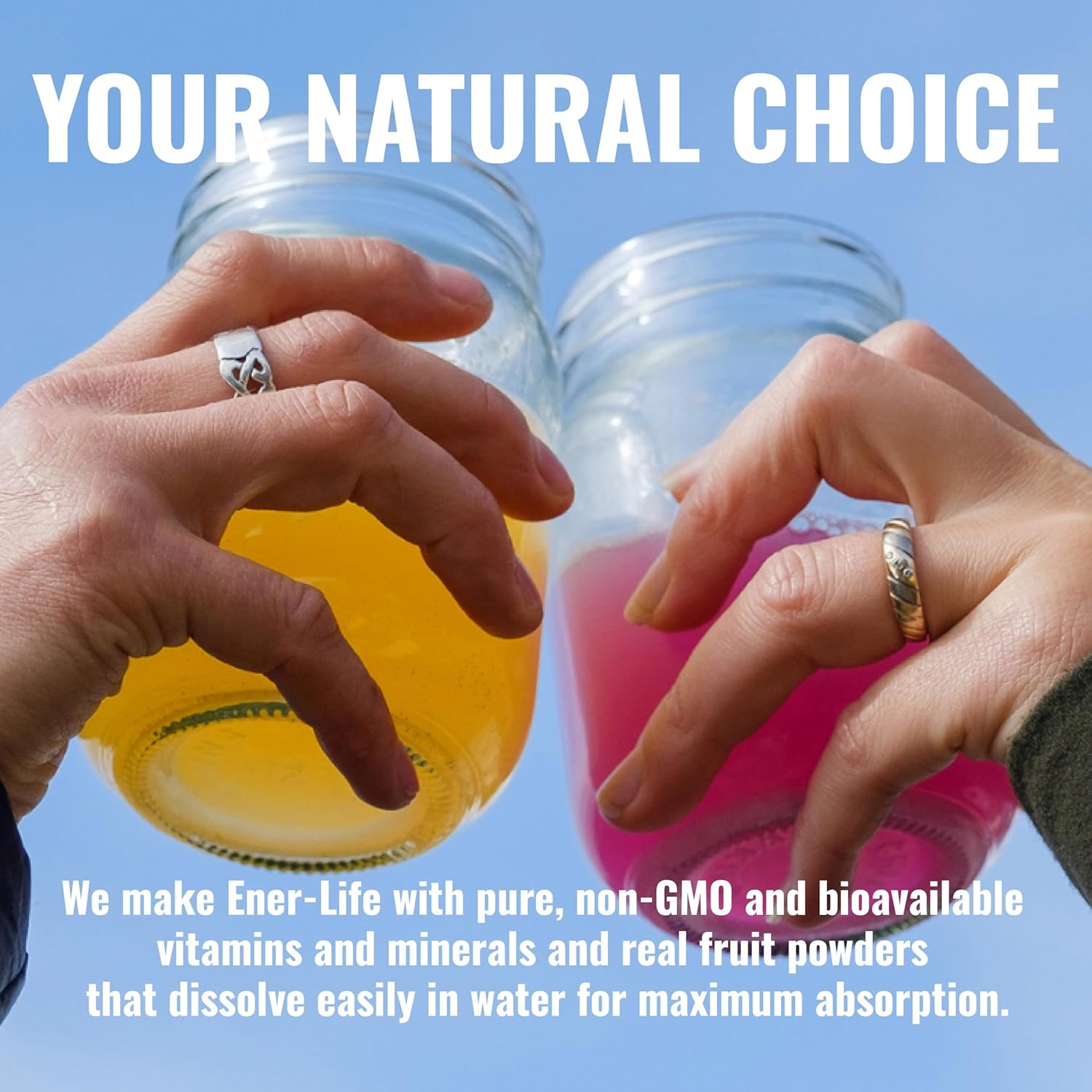 Sugar-Free Lemon Ginger Ener-C Multivitamin Drink Mix - 1000mg Vitamin C - Non-GMO, Vegan, Gluten-Free - Immunity Support & Electrolytes - 30 Pack