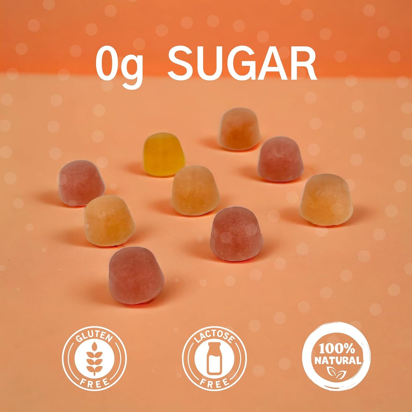 Sugar Free Multi Fruit Flavored Fiber Gummies - 6g Prebiotic Plant-Based Fiber Blend - 120 Count by Consult Health