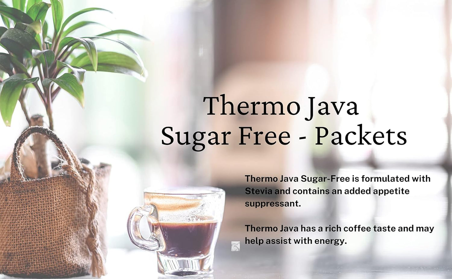 Sugar-Free Omnitrition Thermo Java Packets with Appetite Suppressant Formula