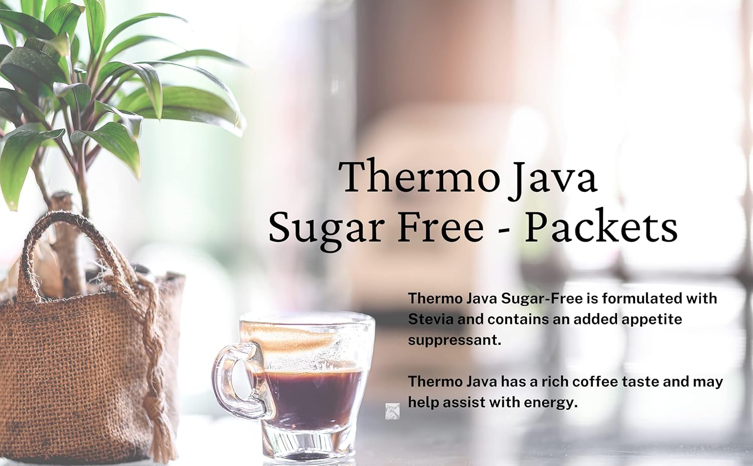 Sugar-Free Omnitrition Thermo Java Packets with Appetite Suppressant Formula