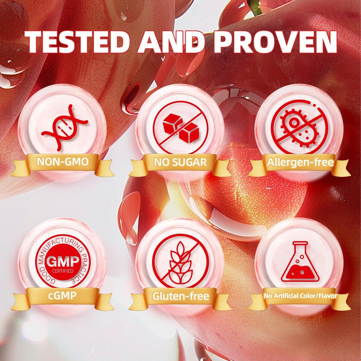 Sugar-Free Peach Flavored ORGMO D3 K2 Vitamin Gummies - 10000 IU Supplement for Women, Adults - 90 Count Immune and Muscle Support