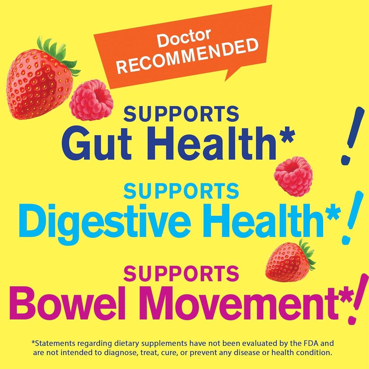 Sugar-Free Probiotic Gummies with Prebiotic for Digestive & Vaginal Health - 5 Billion CFU, Shelf Stable - 60 Count