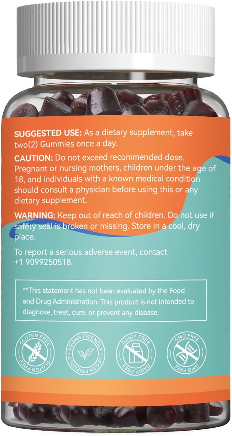 Sugar Free SmildeHeal Ceylon Cinnamon Gummies 2000MG with Chromium and Cinnamon Bark - Vegan, Non-GMO, Gluten Free - 2 Pack, 120 Gummies - BoostGo Australia