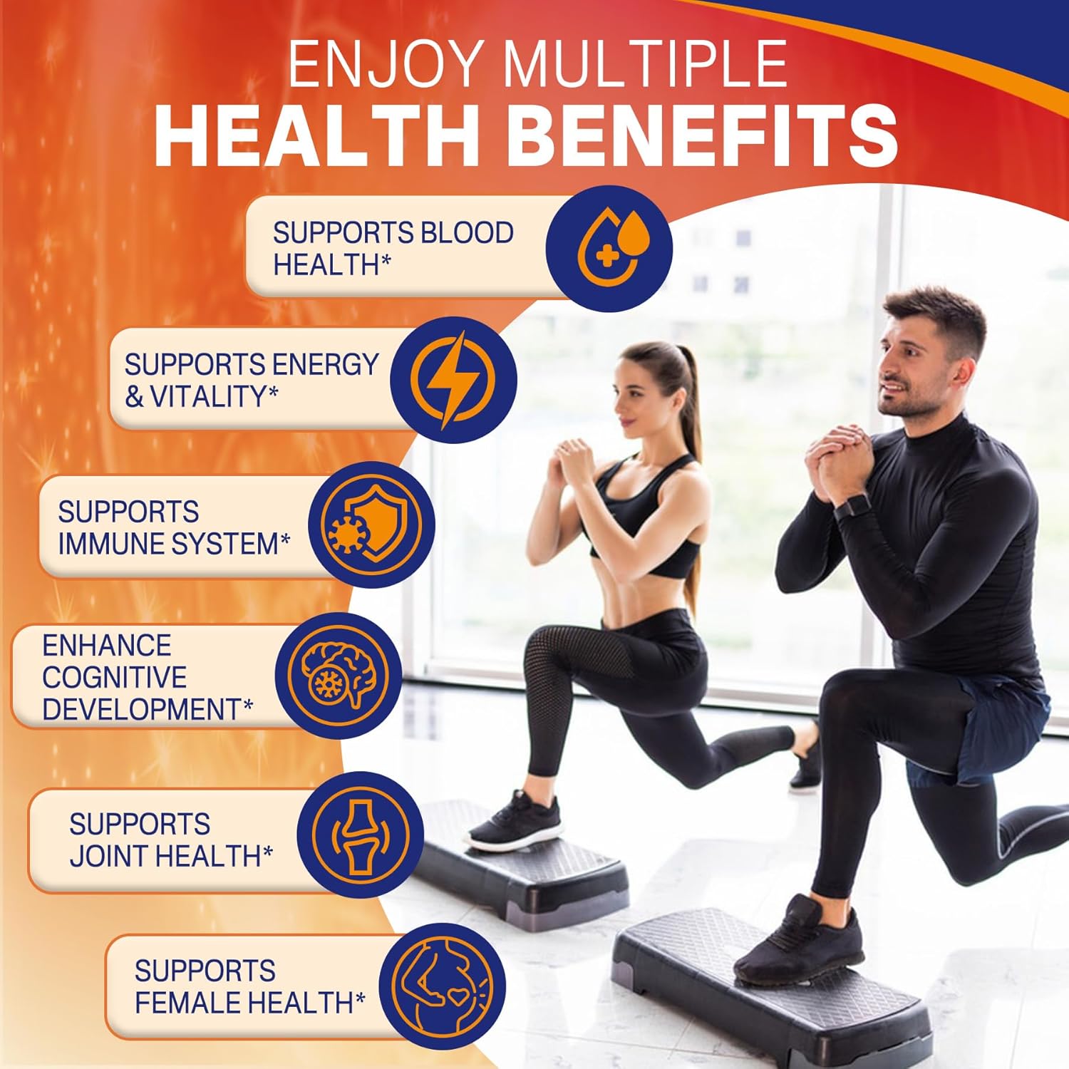 Sugar-Free Turmeric Curcumin Gummies with Iron and Vitamin C for Adults - 550mg Vegan Supplement