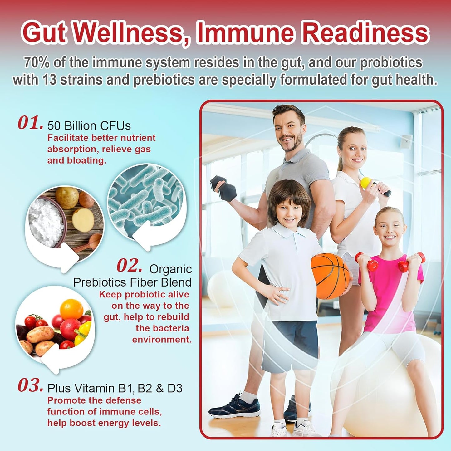 Sugar-Free Vitamin D3 K2 Gummies with Probiotics for Immune Support