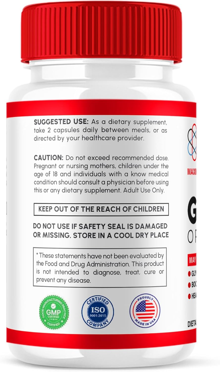 SugarSync Glyco Optimizer Capsules - Maximum Strength Blood Support Supplement (300 Capsules)
