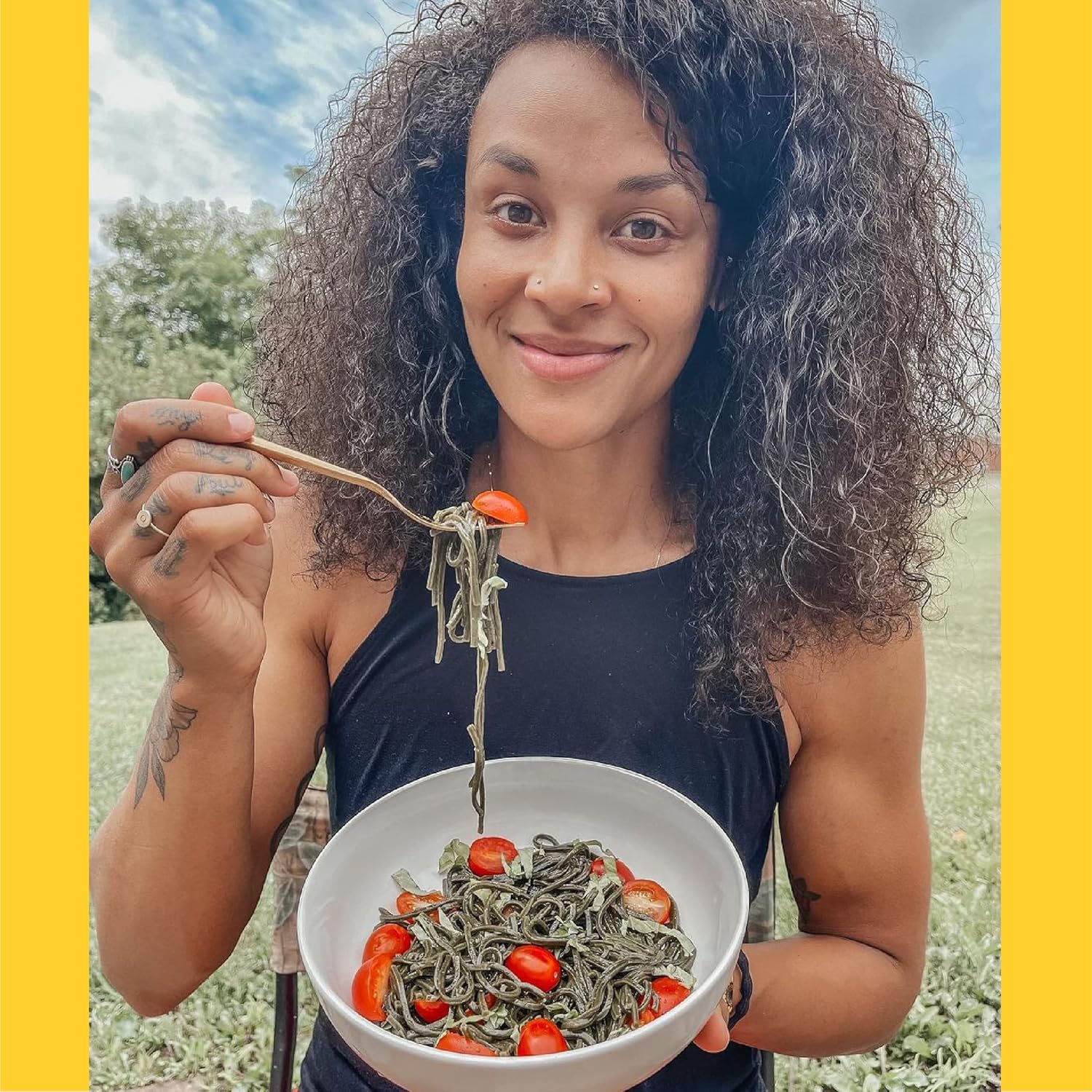 Sun Chlorella Japanese Udon Noodles: Instant Healthy Boost with Green Algae for Soup, Pasta, Stir Fry - Dry, Vegan 7 oz