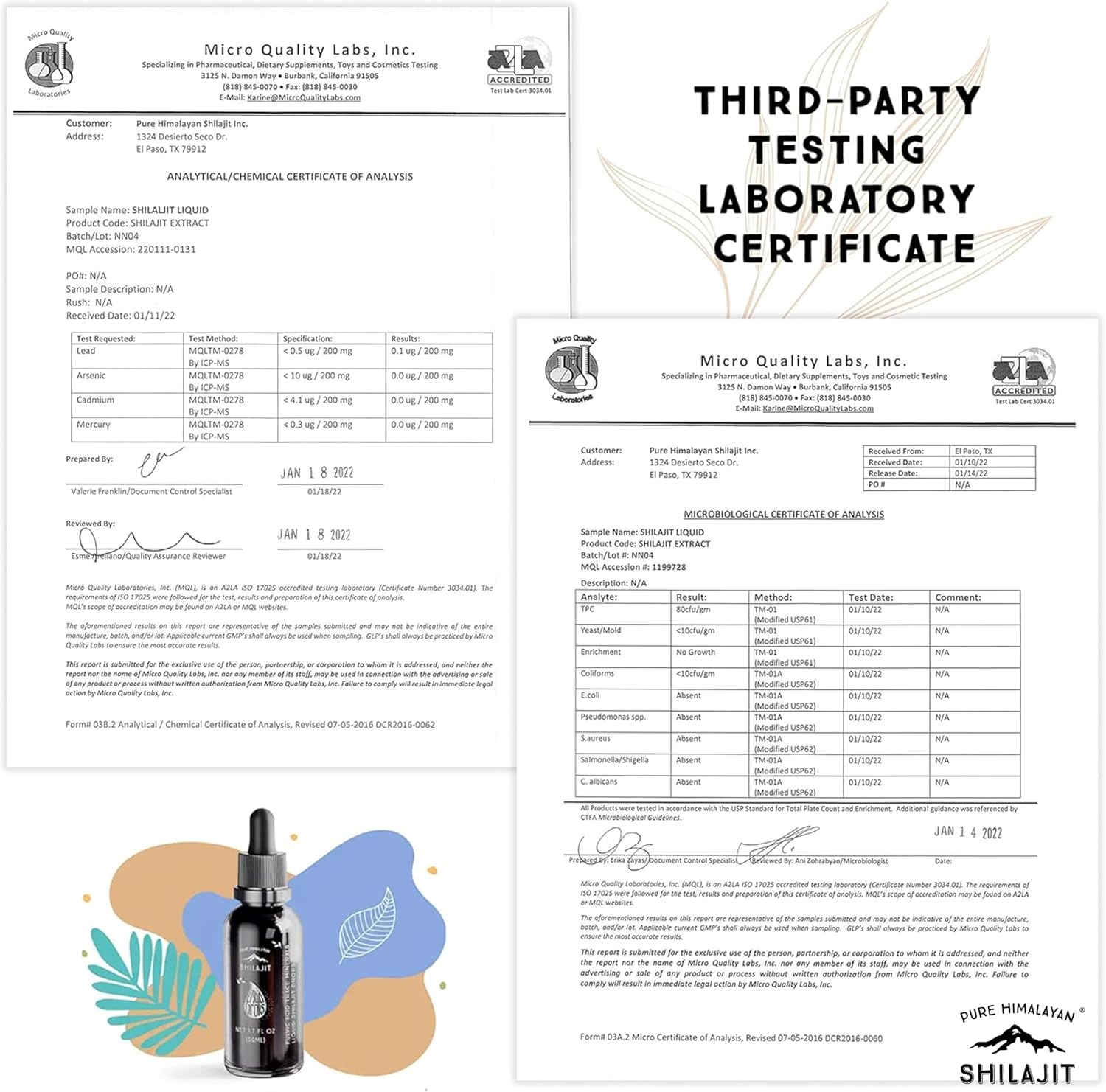 Sun Dried Pure Himalayan Shilajit Liquid Drops - Boost Immunity, Energy, Detox, Anti-Aging - Natural Trace Minerals & Fulvic Acid (50ml)