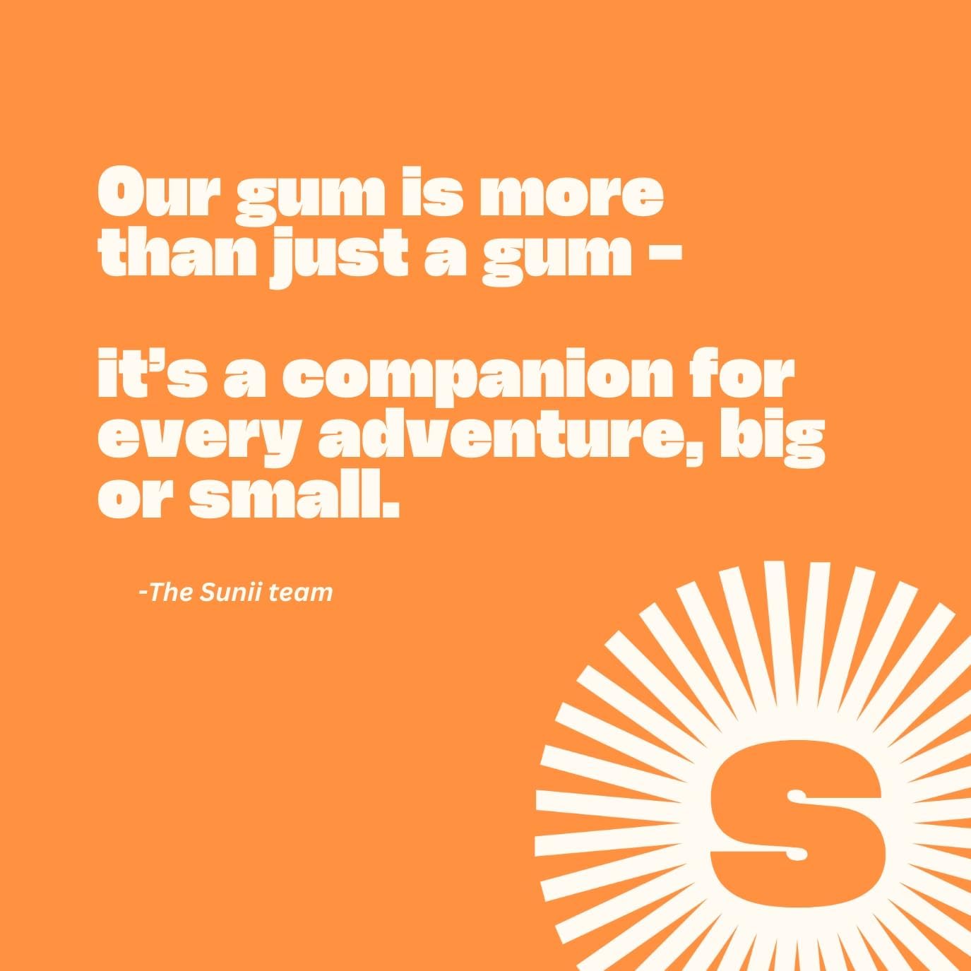 Sunii Energy Gum: Quick Boost Vegan Caffeine Gum with Vitamins B6 & B12, Taurine - 24pcs, Fresh Mint Taste