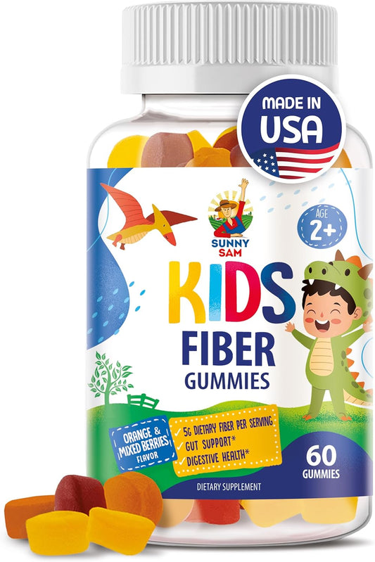 SUNNY SAM Fiber Gummies - Chewable Immunity Gummy for Kids and Adults