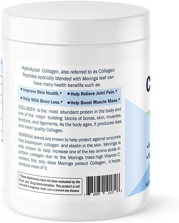 Sunshine Naturals Collagen Peptides: 12 oz Supplement for Hair, Bones, and Skin Health