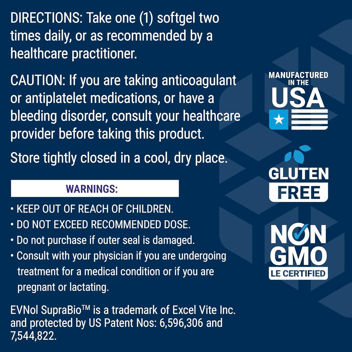 Super Absorbable Tocotrienols with D-Alpha Tocopherol for Hair Growth & Brain Function - 60 Softgels, Gluten-Free & Non-GMO