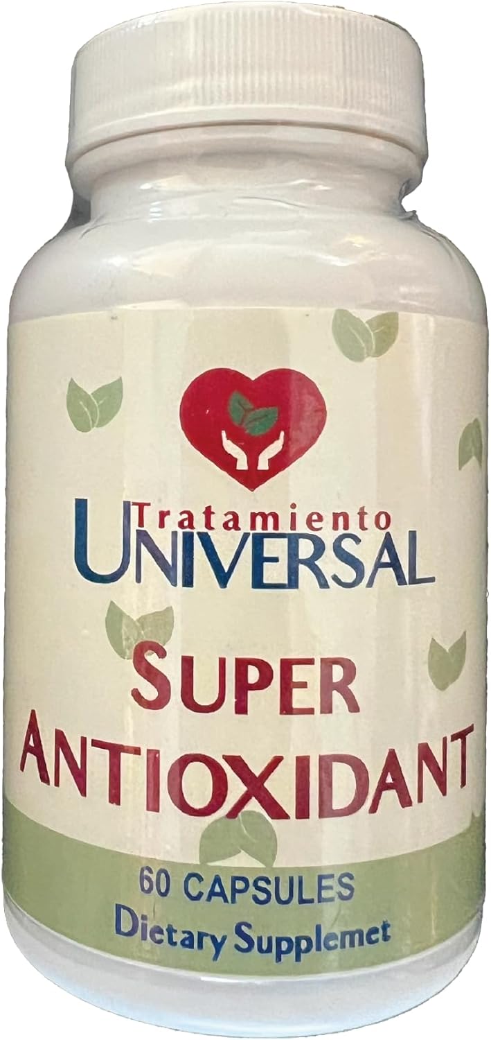 Super Antioxidant Capsules - Fight Free Radicals, Combat Oxidative Stress, Reduce Aging - Essential Nutrients for Daily Health, 60 Count