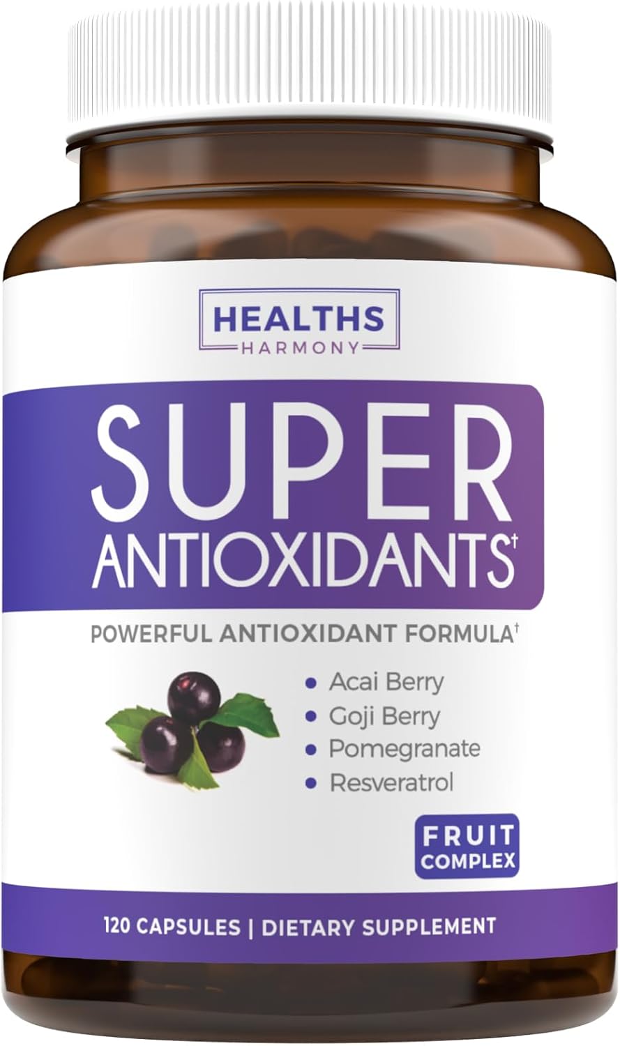 Super Antioxidant Green Fusion - Antioxidants & Green Tea Extract - 1-Month Supply - Powerful Daily Blend (120 Caps) + EGCG Polyphenol Catechins (60 Caps)