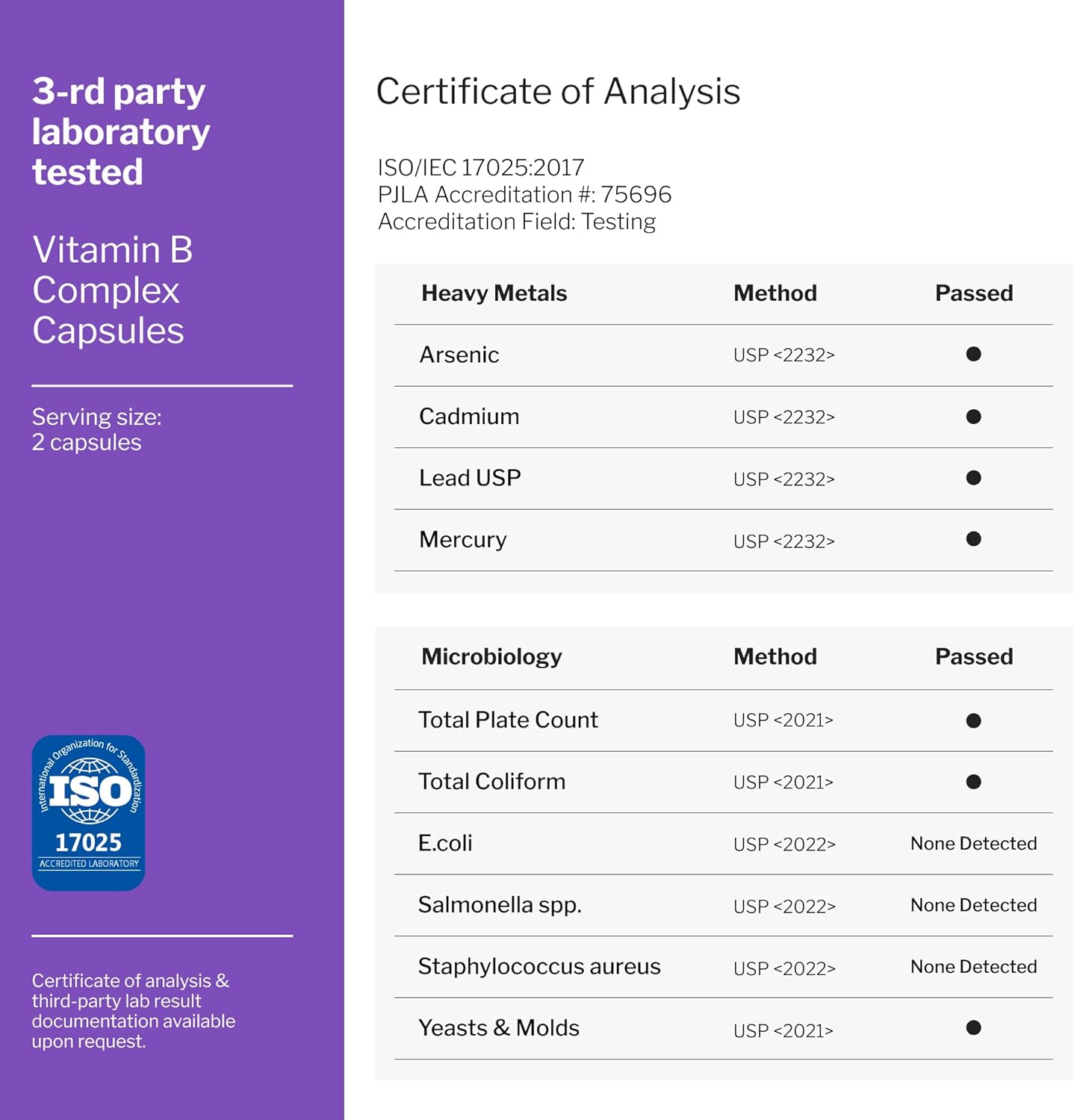Super B-Complex Capsules with Vitamin C - Energy & Immune Support Supplement for Men & Women - B1, B2, B3, B5, B6, B7, B9, B12, Biotin, Folic Acid - 60 Capsules