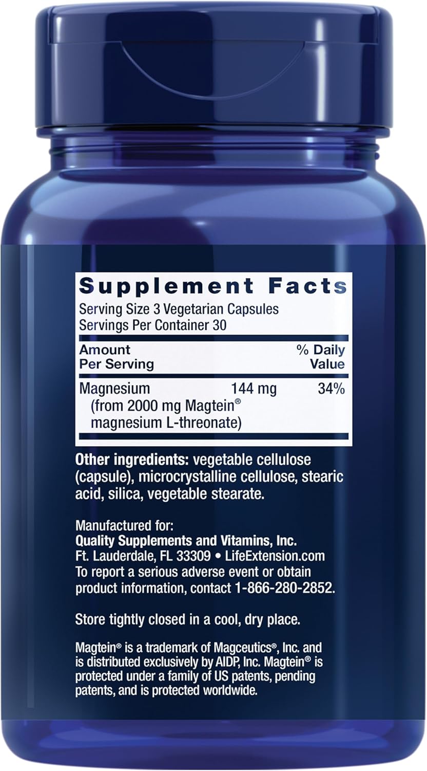 Super Omega-3 Fish Oil with Sesame Lignans & Neuro-Mag Magnesium L-Threonate for Life Extension