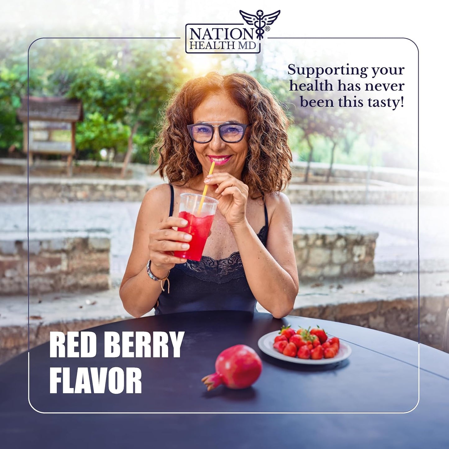 Super Reds Powder with 39 Superfoods, Antioxidant-Rich Red Powder Superfood for Energy, Metabolism, Gut Health - Red Berry Flavor