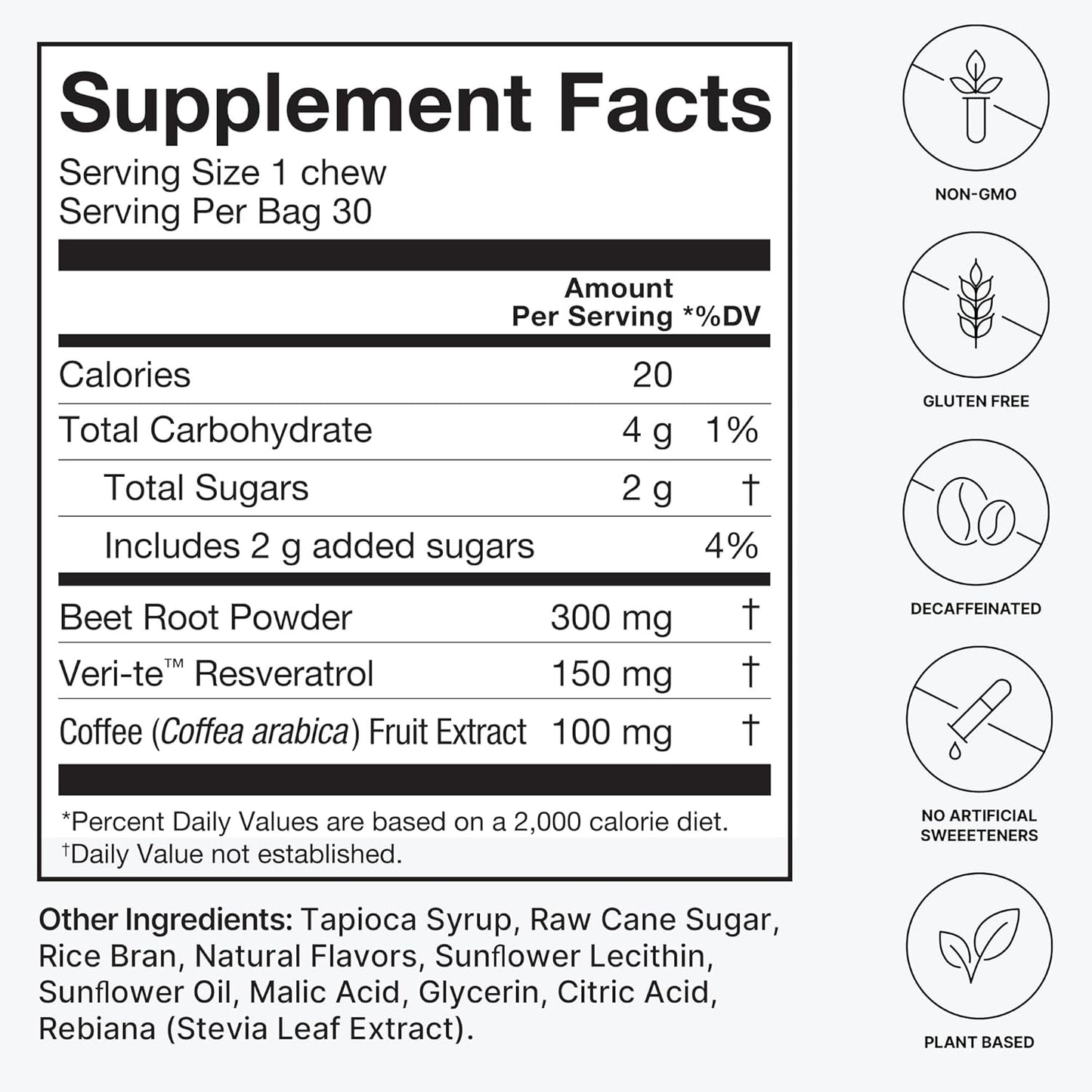 SuperBeets Beet Root Capsules and Memory + Focus Chews for Improved Cognitive Function and Mental Clarity