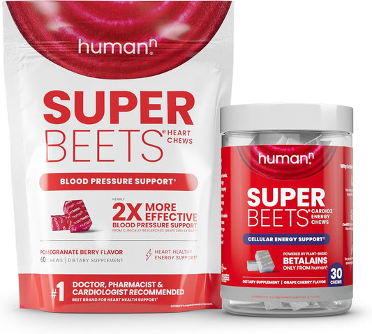 SuperBeets Heart & CardiO2 Chews by humanN for Improved Cardiovascular Health