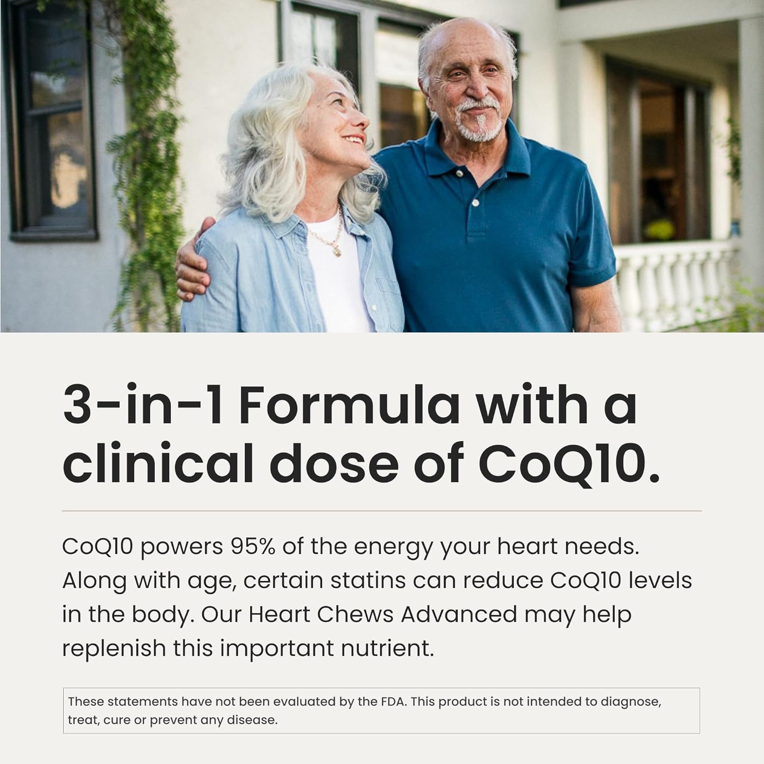 SuperBeets Heart Chews Advanced with 100mg CoQ10, Beetroot, Grape Seed Extract - 120 Count