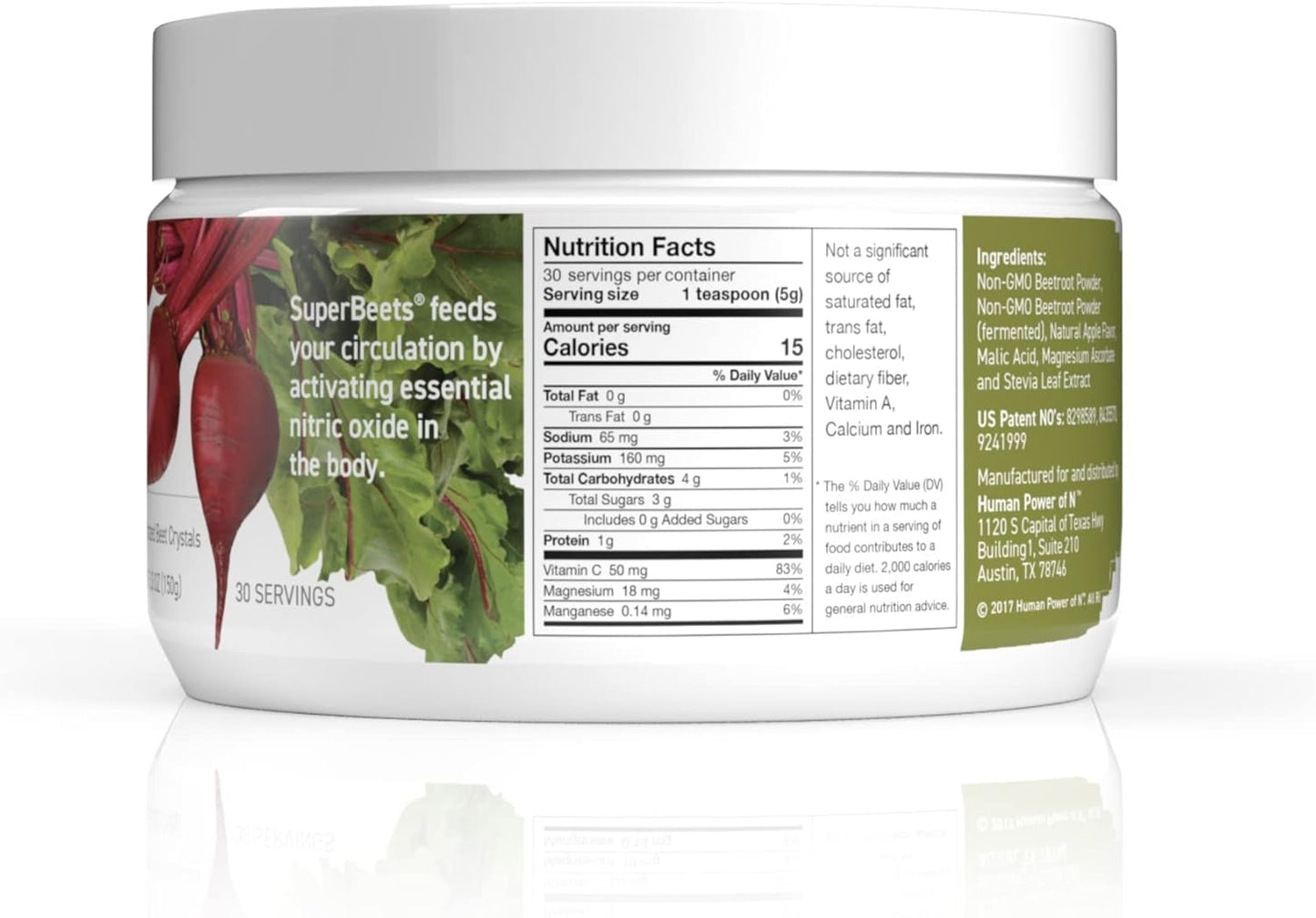 SuperBeets Original Apple Powder & Turmeric Chews by humanN - Antioxidant-rich Supplement for Heart Health & Energy Boost