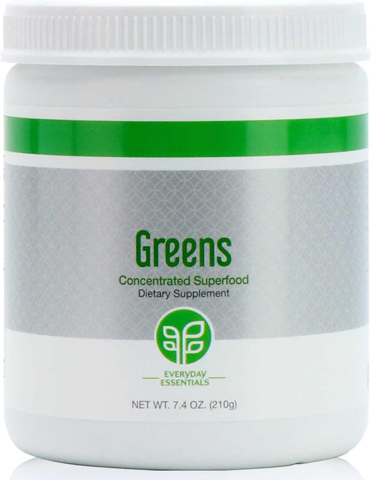 Superfood Greens Powder Organic Blend with Antioxidants & Phytonutrients - 210g Vegan Drink Mix with Four Proprietary Blends, Stevia Sweetened, Easy to Mix with Water or Juice