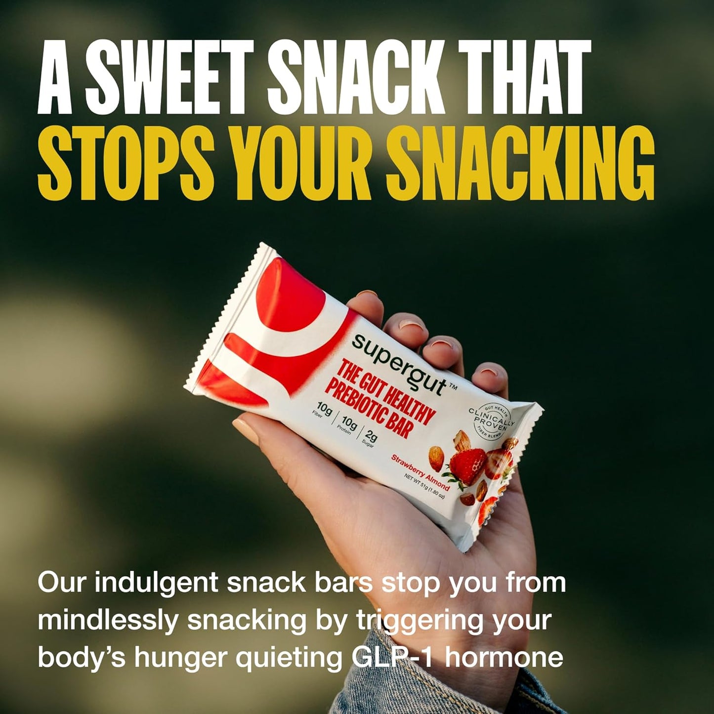 Supergut Prebiotic Bars Variety Pack - 36 Count | Meal Replacement with High Fiber and Protein | Boost GLP-1 Levels | No Added Sugar | Ideal Keto Food and Snack