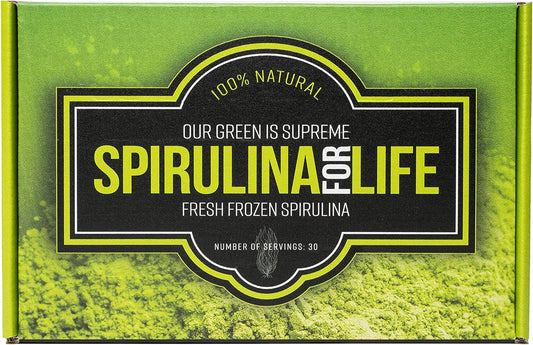 Superior Spirulina: 30 Stick Pack, 100% Pure, USA Grown & Frozen - Alkaline Water, 30 Day Supply - BoostGo Australia