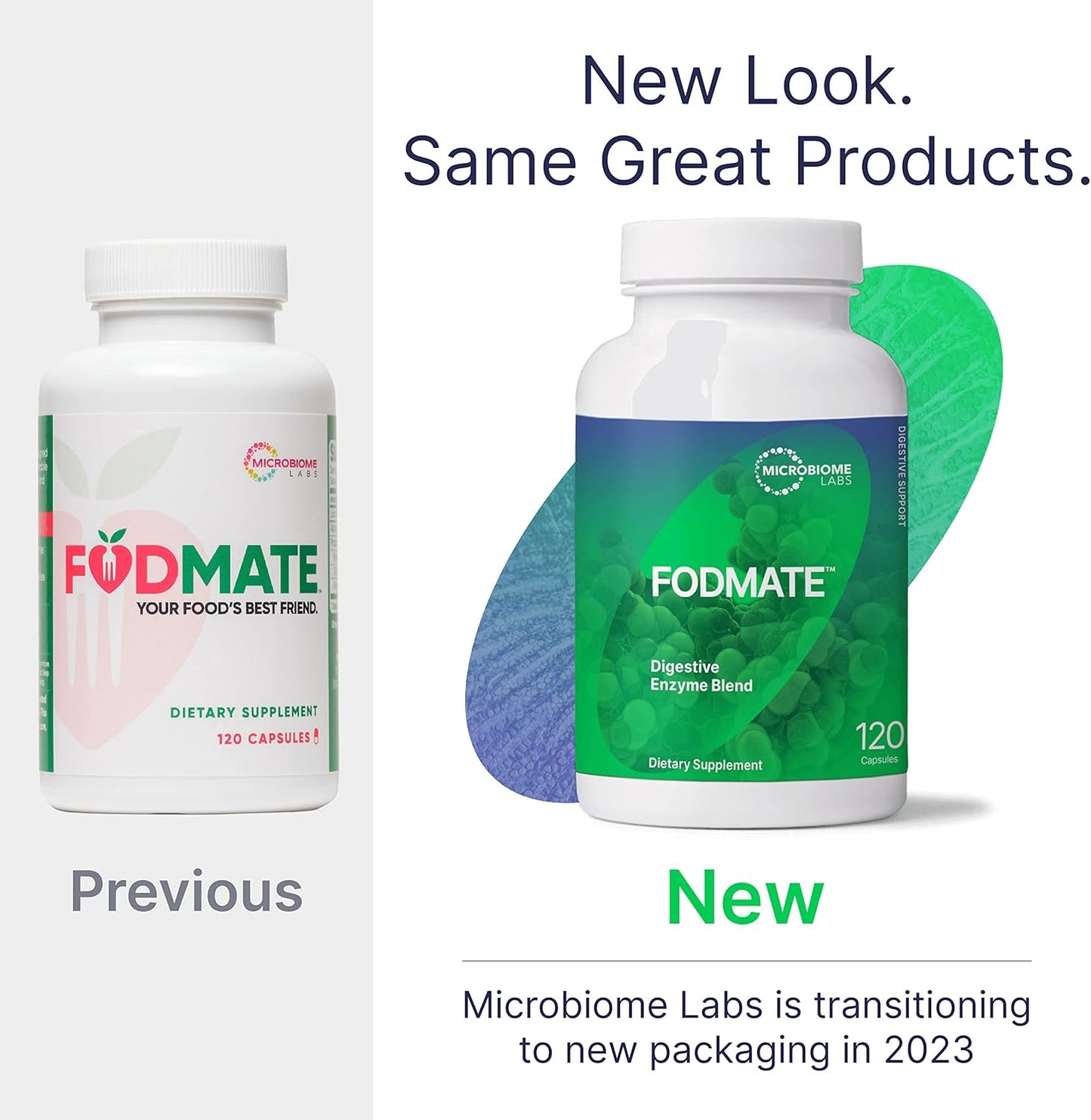 Support Digestive Health with Microbiome Labs FODMATE Enzyme Formula