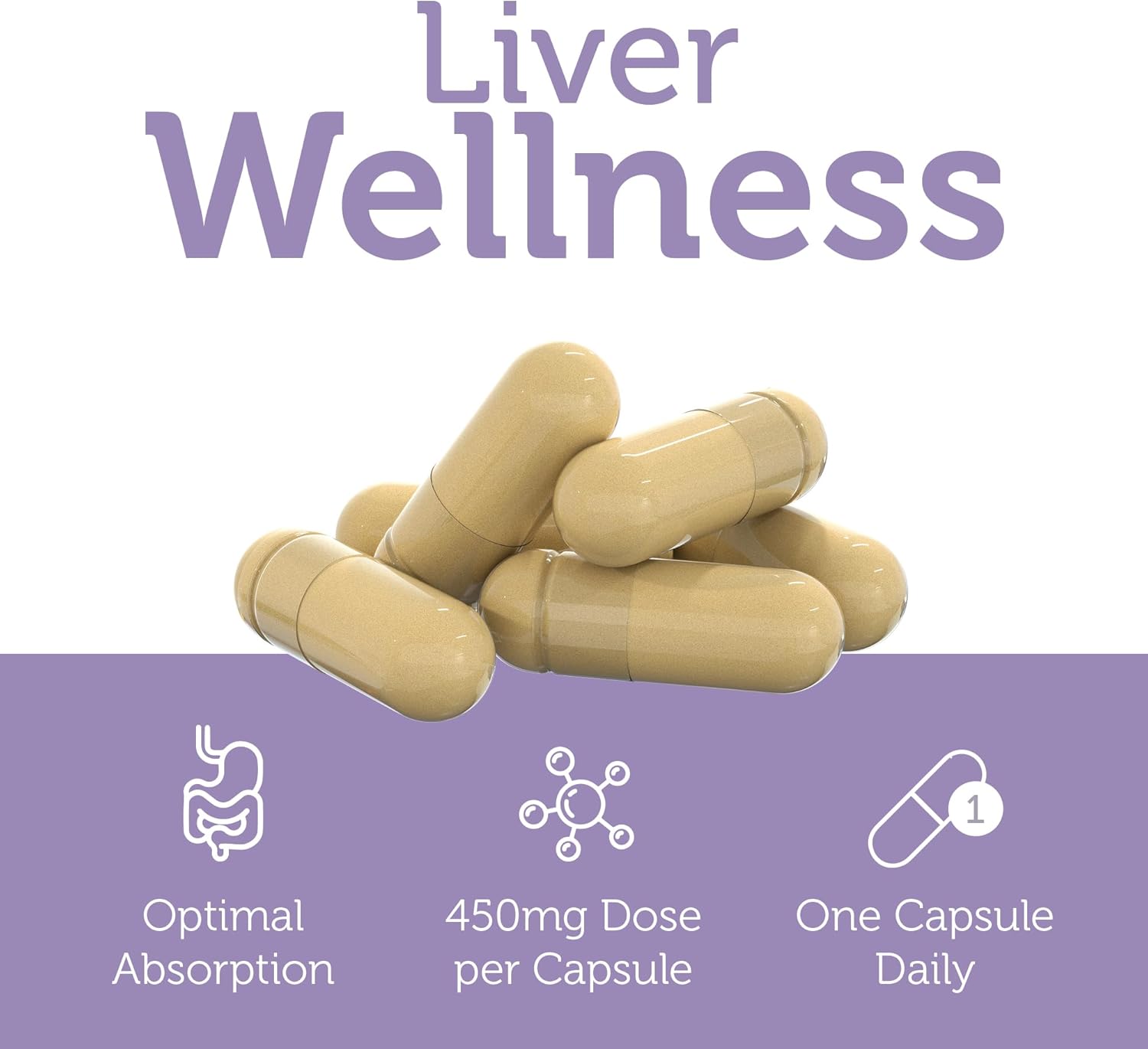 Support Healthy Liver Function with Zahler Milk Thistle Supplement - 100 Capsules