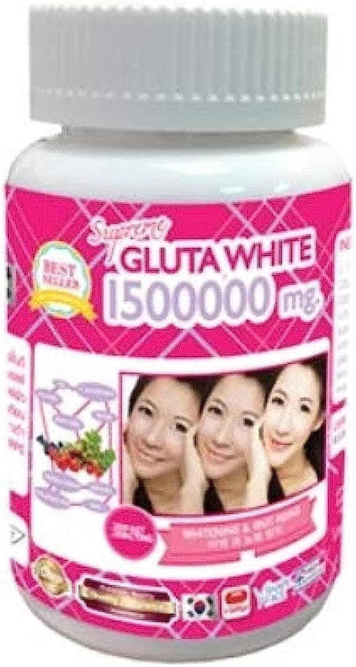 Supreme White Glutathione & Collagen Anti-Aging Softgel - 30 Count - Supream Gluta Formula
