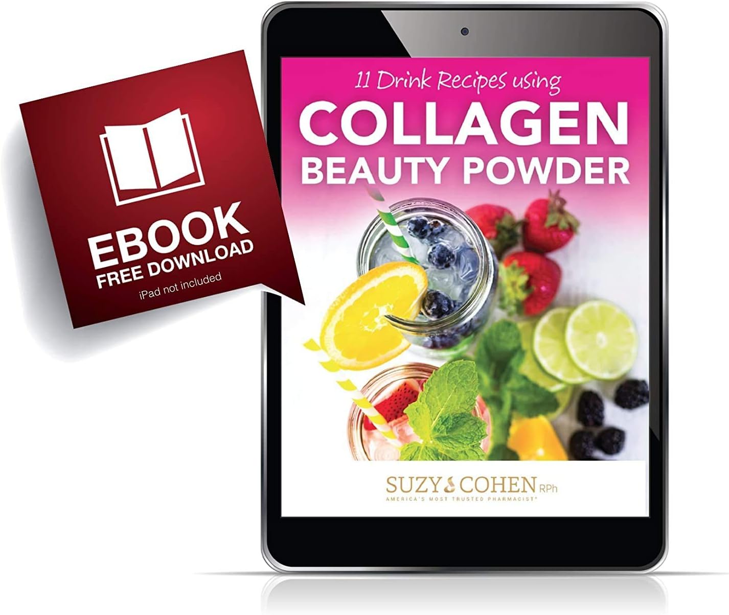 Suzy Cohen's Script Essentials Collagen Beauty Powder™ - 3.3 oz Hydrolyzed Protein Drink for Skin, Hair & Nails - Type I & III Collagen with Verisol for Anti Aging - Made in USA - BoostGo Australia