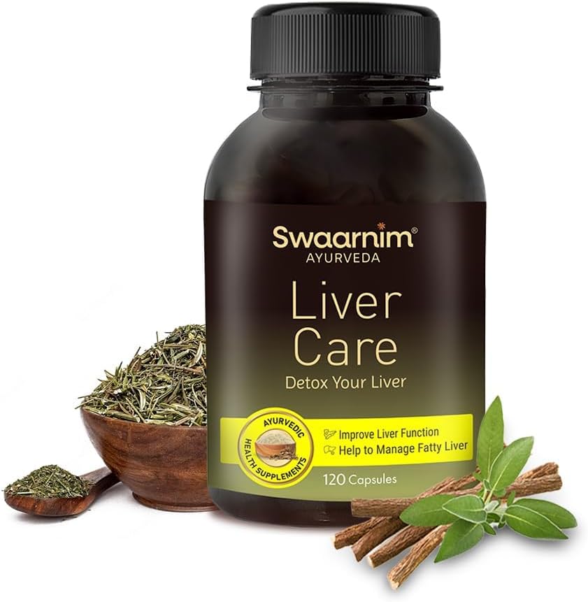 Swaarnim Liver Care, Ayurvedic Healthy Supplements, 120 Capsules