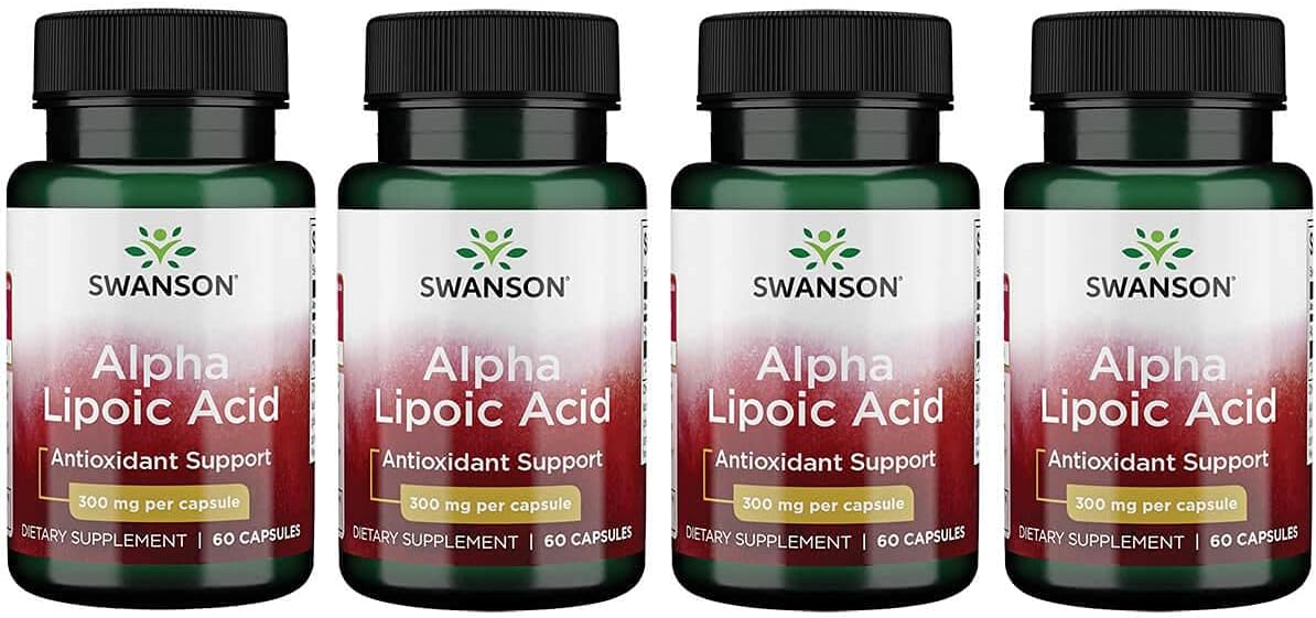 Swanson Alpha Lipoic Acid Capsules - 300mg Antioxidant Supplement (240 Capsules)