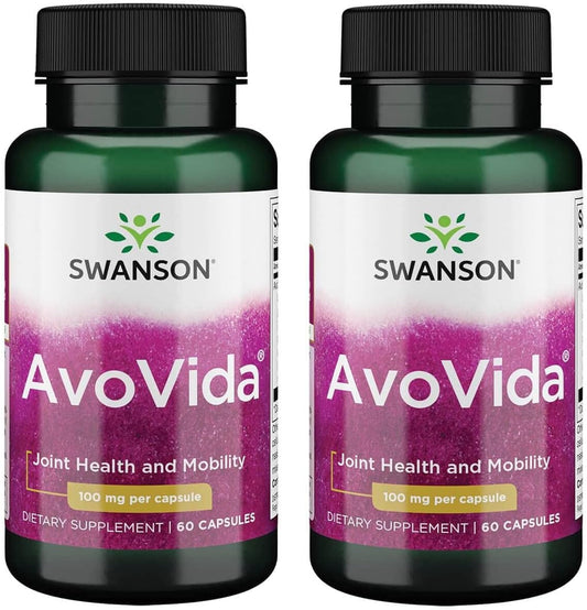 Swanson Avovida 100mg Capsules - Pack of 60 (2 Bottles) - BoostGo Australia