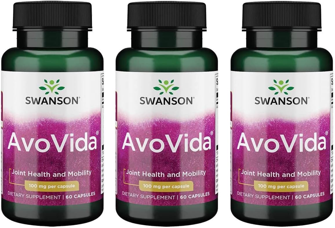 Swanson Avovida Capsules - 100mg, 60 Count (Pack of 3) - BoostGo Australia