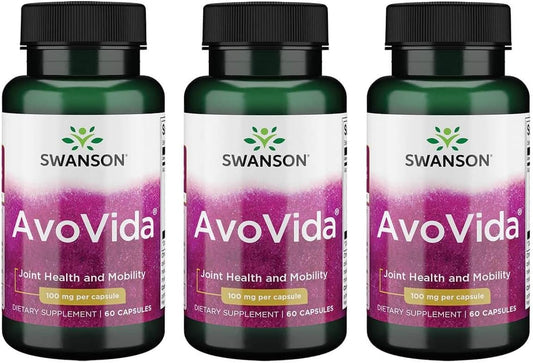 Swanson Avovida Capsules - 100mg, 60 Count (Pack of 3) - BoostGo Australia