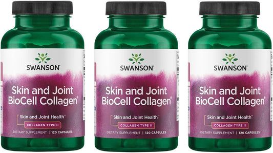 Swanson BioCell Collagen Type II Capsules - 500mg, Skin & Joint Support (600 Count)