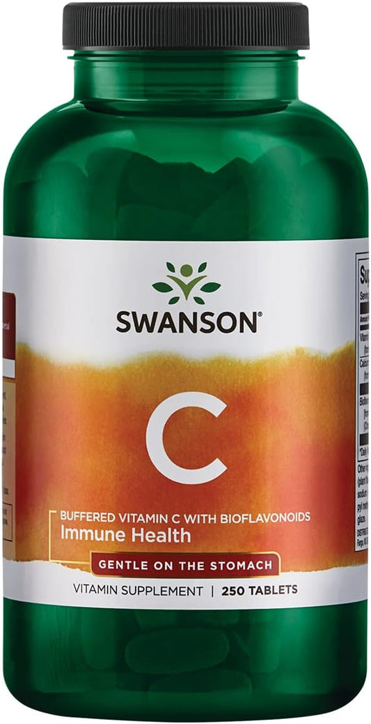 Swanson Buffered Vitamin C with Bioflavonoids 1000mg - 250 Tablets