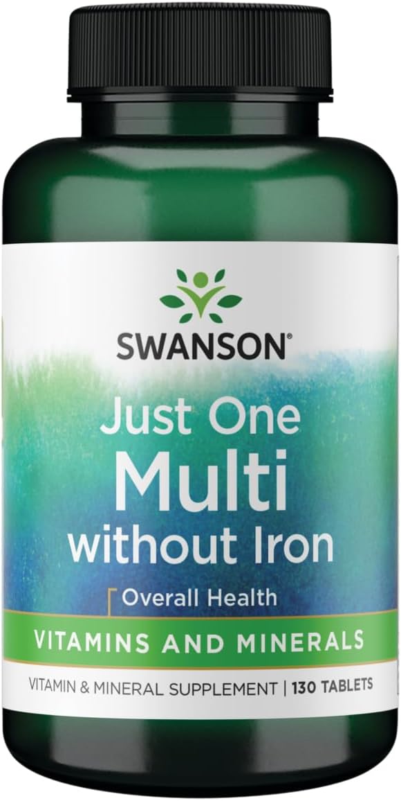 Swanson Century Formula Multivitamin 130 Tablets Iron-Free Formula