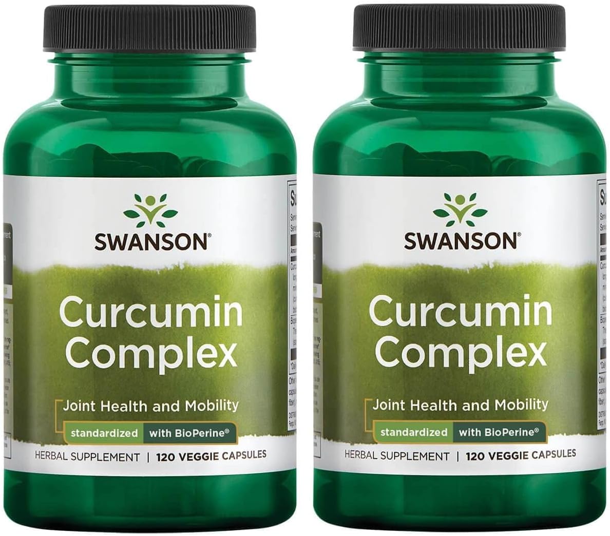 Swanson Curcumin Complex with BioPerine - Herbal Supplement for Joint Health & Mobility - (240 Veggie Capsules)